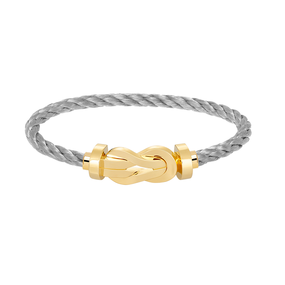 [Riva Jewelry ]CHANCE LARGE 8 FIGURE BUCKLE NO DIAMOND BRACELET GOLD