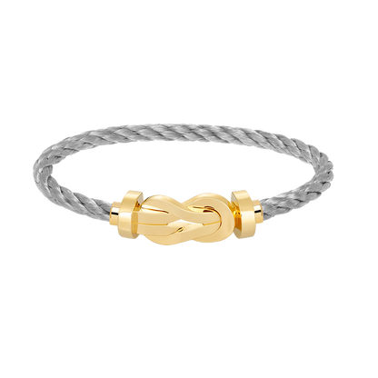 [Riva Jewelry ]CHANCE LARGE 8 FIGURE BUCKLE NO DIAMOND BRACELET GOLD