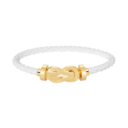 [Riva Jewelry ]CHANCE LARGE 8 FIGURE BUCKLE NO DIAMOND BRACELET GOLD