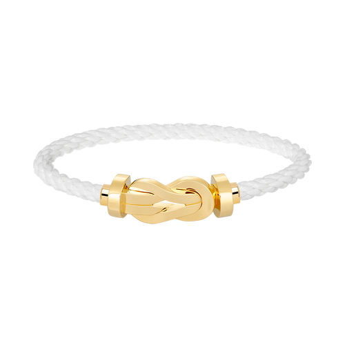 [Riva Jewelry ]CHANCE LARGE 8 FIGURE BUCKLE NO DIAMOND BRACELET GOLD