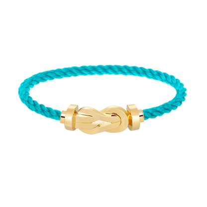 [Riva Jewelry ]CHANCE LARGE 8 FIGURE BUCKLE NO DIAMOND BRACELET GOLD