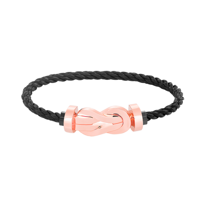 [Riva Jewelry] GROSSE ACHT-SCHLEIFEN-ARMBANDSCHNALLE – ROSÉGOLD