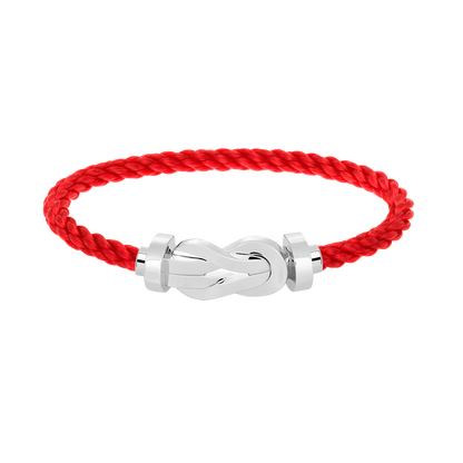 [Riva Jewelry ]CHANCE LARGE 8 FIGURE BUCKLE NO DIAMOND BRACELET SILVER