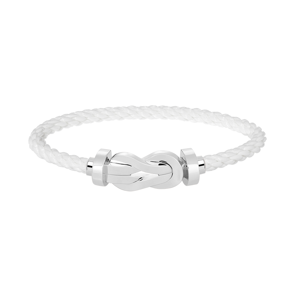 [Riva Jewelry ]CHANCE LARGE 8 FIGURE BUCKLE NO DIAMOND BRACELET SILVER