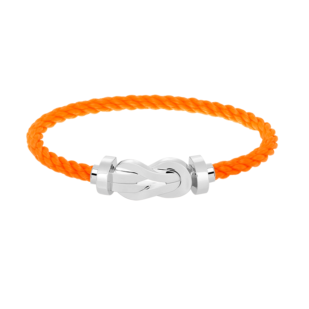 [Riva Jewelry]LARGE 8-FIGURE BUCKLE BRACELET - WHITE GOLD