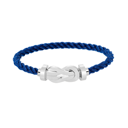 [Riva Jewelry]LARGE 8-FIGURE BUCKLE BRACELET - WHITE GOLD