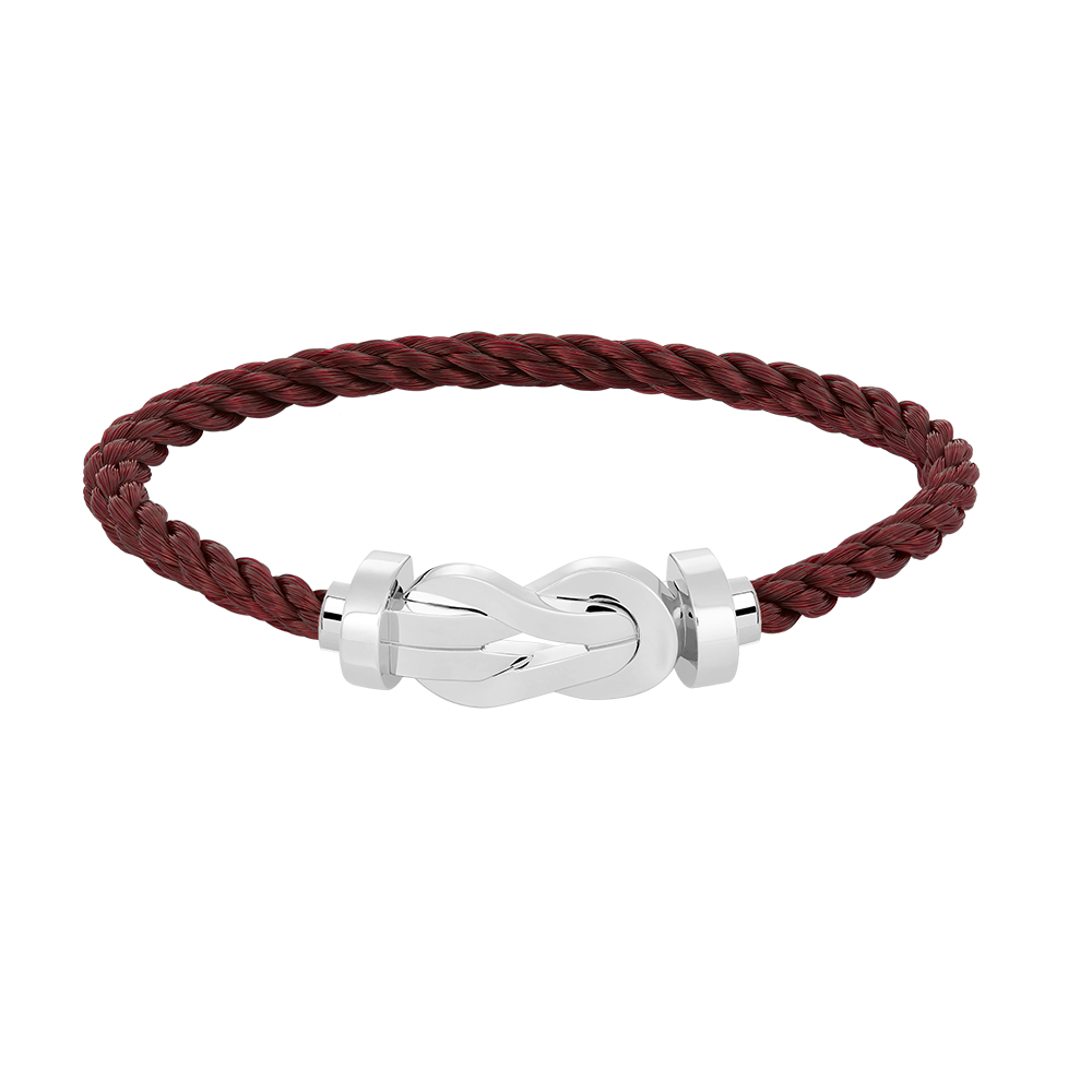 [Riva Jewelry]LARGE 8-FIGURE BUCKLE BRACELET - WHITE GOLD