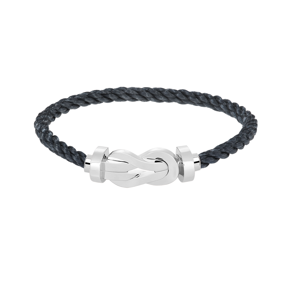 [Riva Jewelry ]CHANCE LARGE 8 FIGURE BUCKLE NO DIAMOND BRACELET SILVER