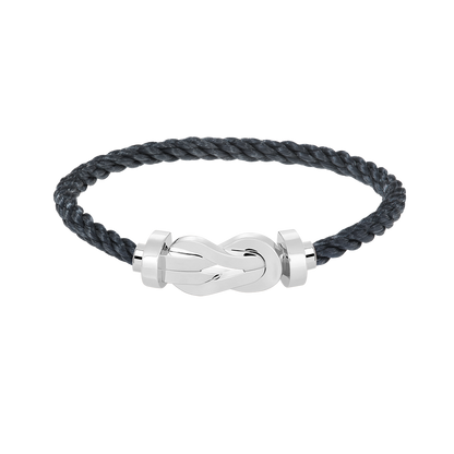 [Riva Jewelry ]CHANCE LARGE 8 FIGURE BUCKLE NO DIAMOND BRACELET SILVER