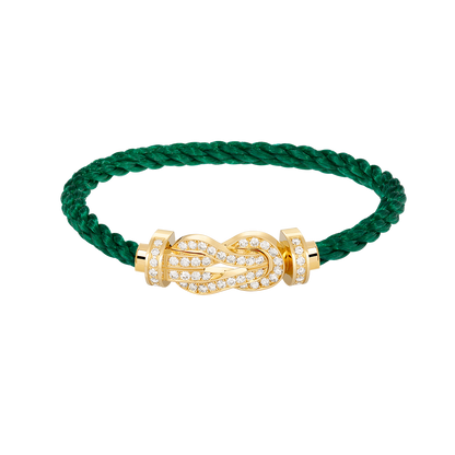 [Riva Jewelry] GROSSES 8ER-SCHNALLEN-VOLLDIAMANTENARMBAND – GOLD