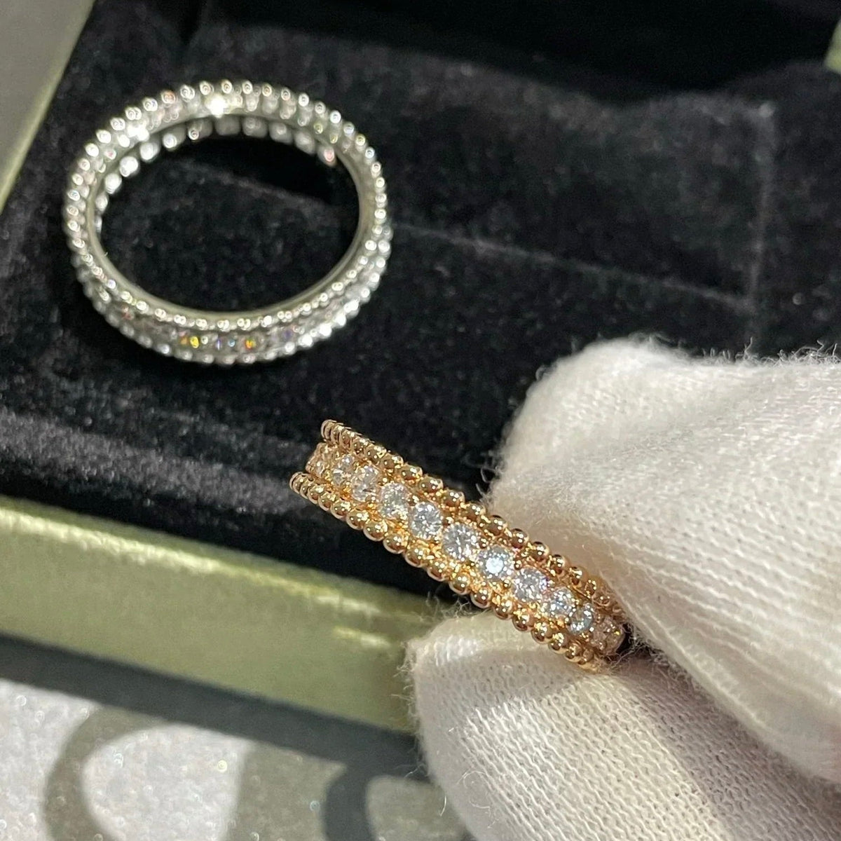[Riva Jewelry ]PERLEE DIAMOND SILVER RING