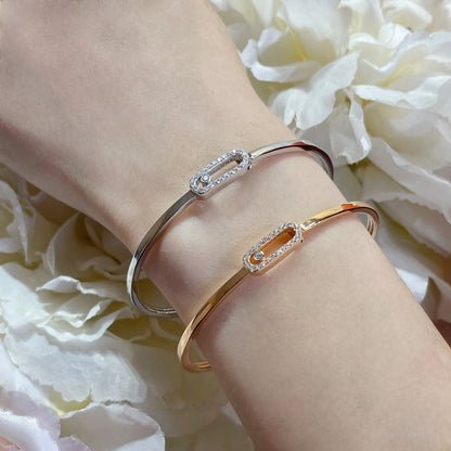 [Riva Jewelry]MOVE UNO PAVÉ FLEX-ARMBAND (MITTEL)