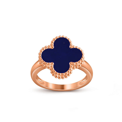 [Riva Jewelry]Glücks-Klee Vintage Roségoldring-Kollektion