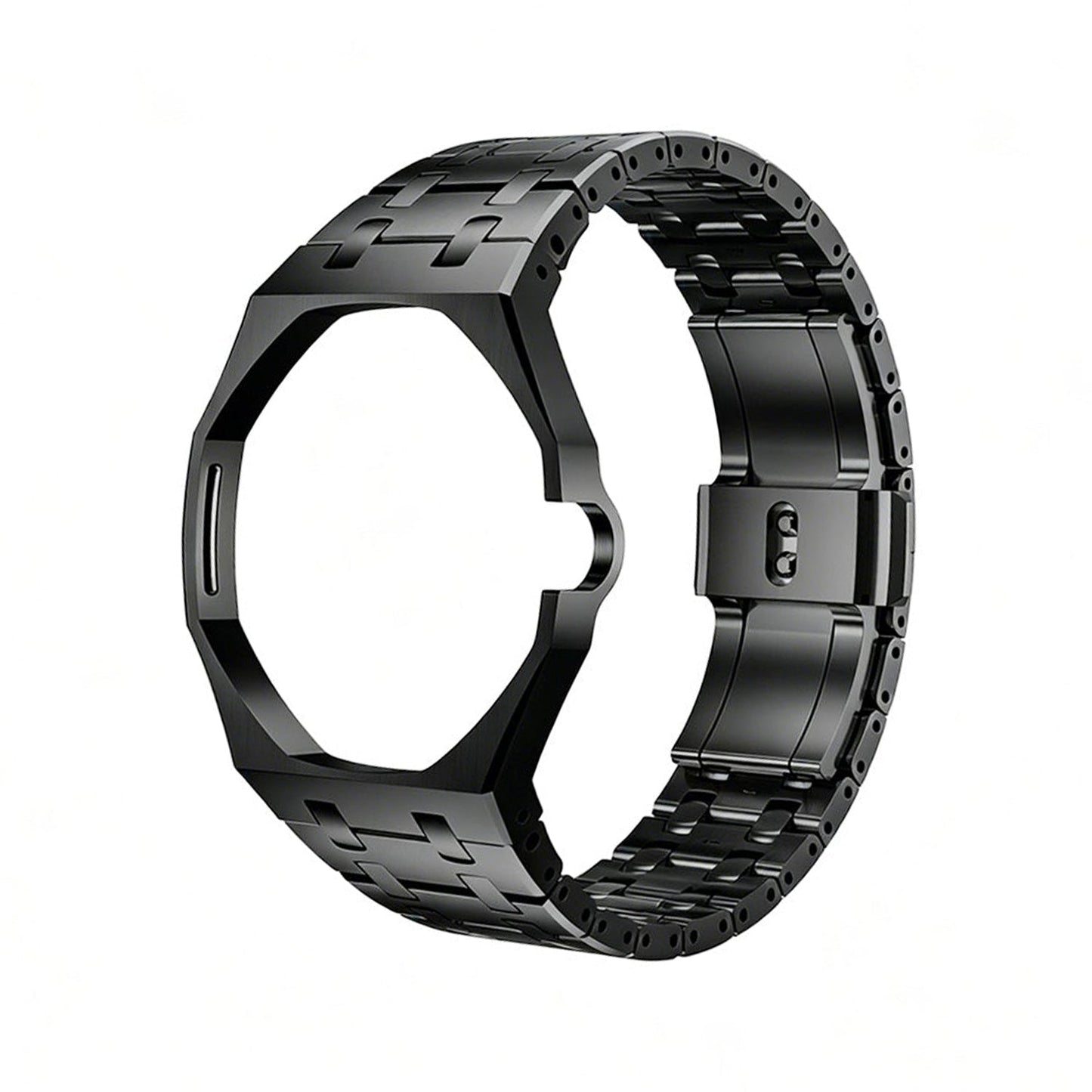 [Riva Schmuck]OAK POP SCHWARZES STAHLGEHÄUSE & SILIKONARMBAND