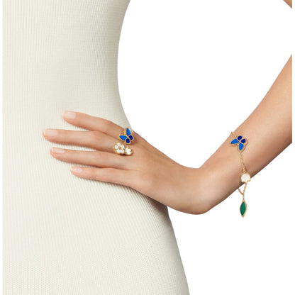 [Riva Jewelry]FRÜHLINGSZAUBER SCHMETTERLING & BLUMEN-CHARM-ARMBAND