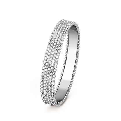 [Riva Jewelry]  FIVE-ROW DIAMOND BRACELET