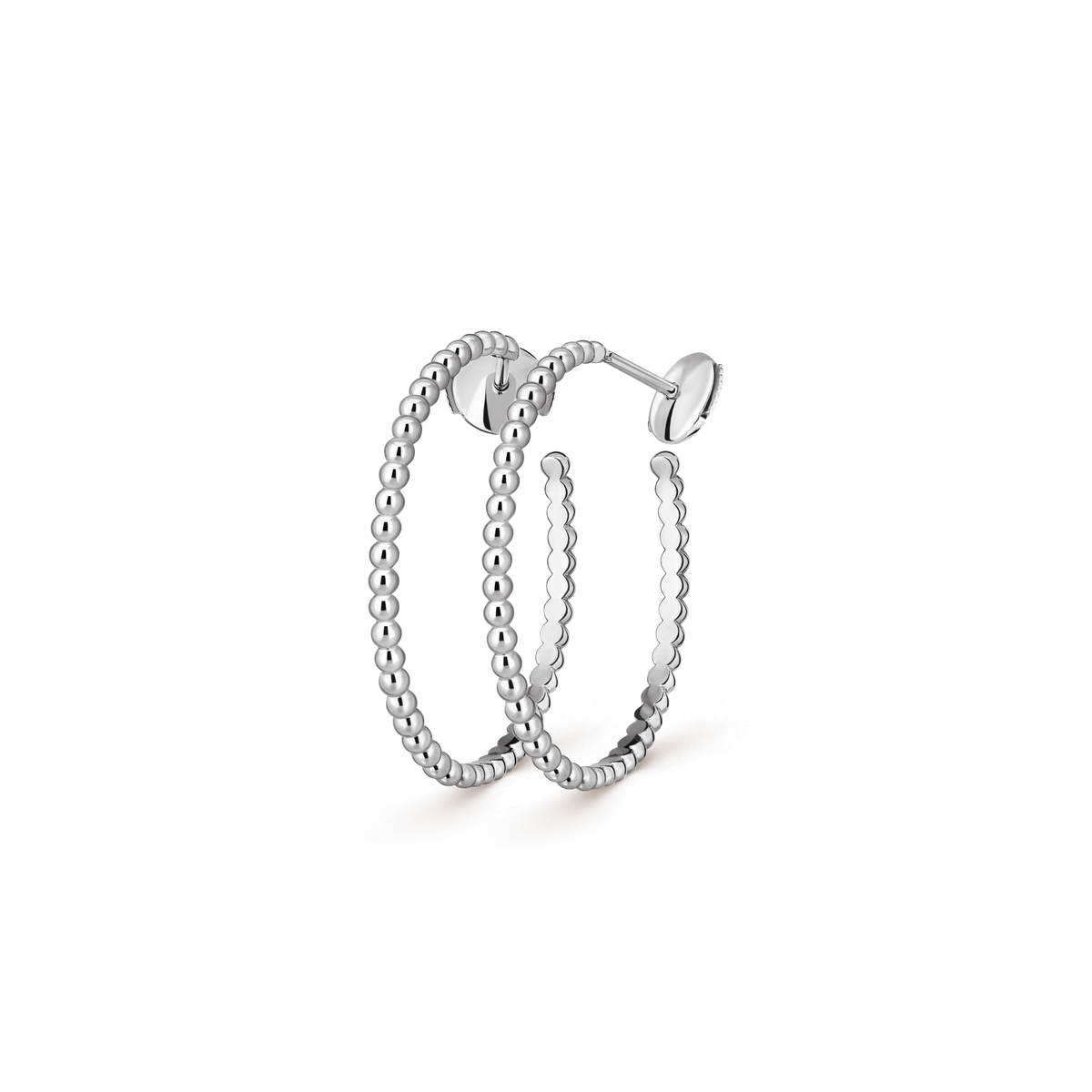 [Riva Jewelry] SMOOTH BEAD STUD EARRINGS