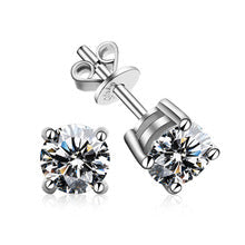 [Riva Jewelry]VIERZACKIGE MOISSANIT-OHRRINGE