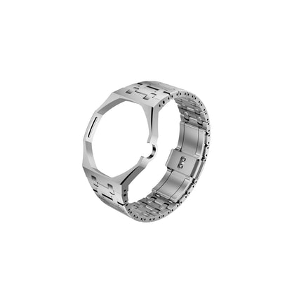 [Riva Jewelry]OAK POP EXKLUSIVES SILBERNES EDELSTAHLARMBAND