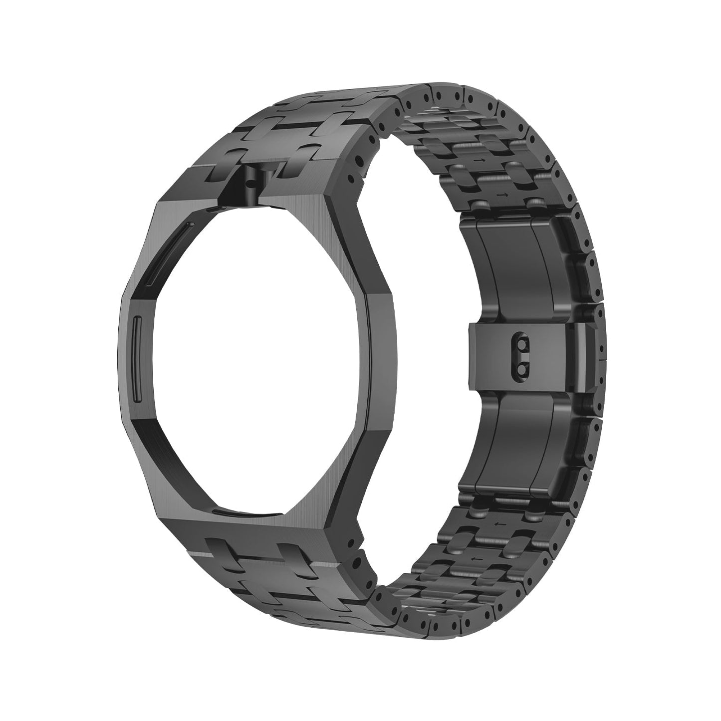 [Riva Schmuck]OAK POP SCHWARZES STAHLGEHÄUSE & SILIKONARMBAND