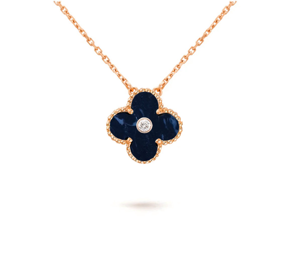 [Riva Jewelry]15MM KLEEBLUMEN-DIAMANTANHÄNGER-KOLLEKTION