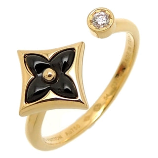 [Riva Jewelry] OFFENER RING STERN MIT 1 DIAMANTEN