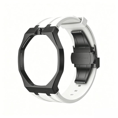 [Riva Schmuck]OAK POP SCHWARZES STAHLGEHÄUSE & SILIKONARMBAND