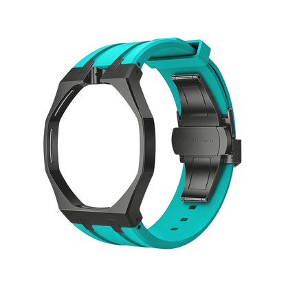 [Riva Schmuck]OAK POP SCHWARZES STAHLGEHÄUSE & SILIKONARMBAND