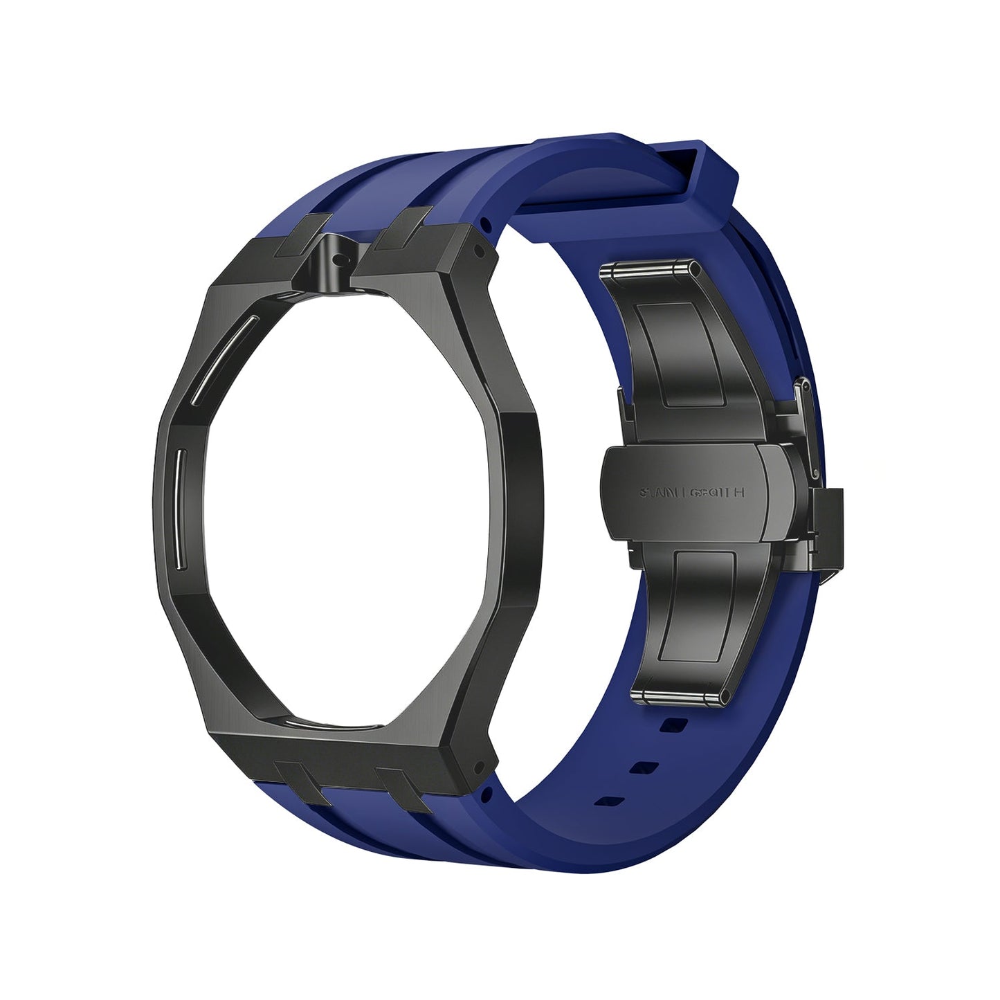 [Riva Schmuck]OAK POP SCHWARZES STAHLGEHÄUSE & SILIKONARMBAND