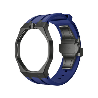 [Riva Schmuck]OAK POP SCHWARZES STAHLGEHÄUSE & SILIKONARMBAND