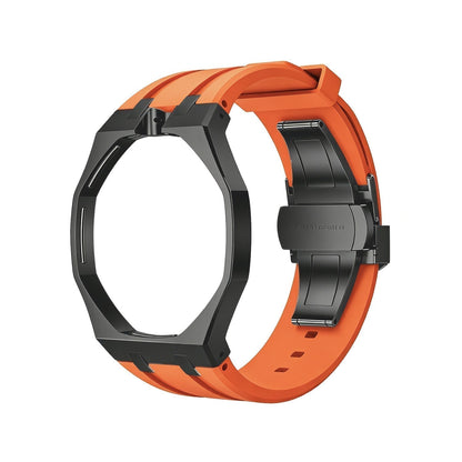 [Riva Schmuck]OAK POP SCHWARZES STAHLGEHÄUSE & SILIKONARMBAND