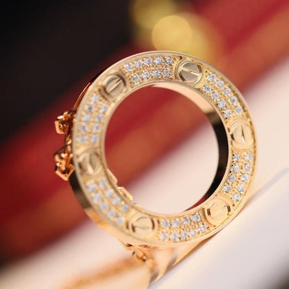[Riva Jewelry ]LOVE NECKLACE ADJUSTABLE ROSE GOLD