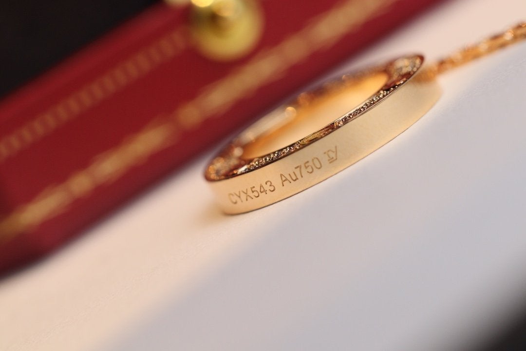 [Riva Jewelry ]LOVE NECKLACE ADJUSTABLE ROSE GOLD