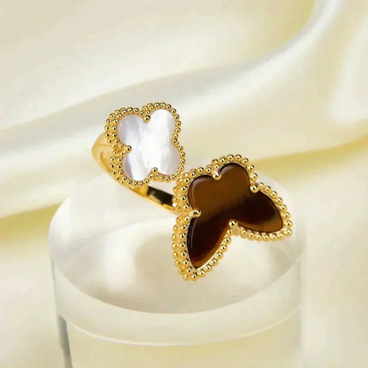 [Riva Jewelry ]LUCKY BETWEEN THE FINGER RING
