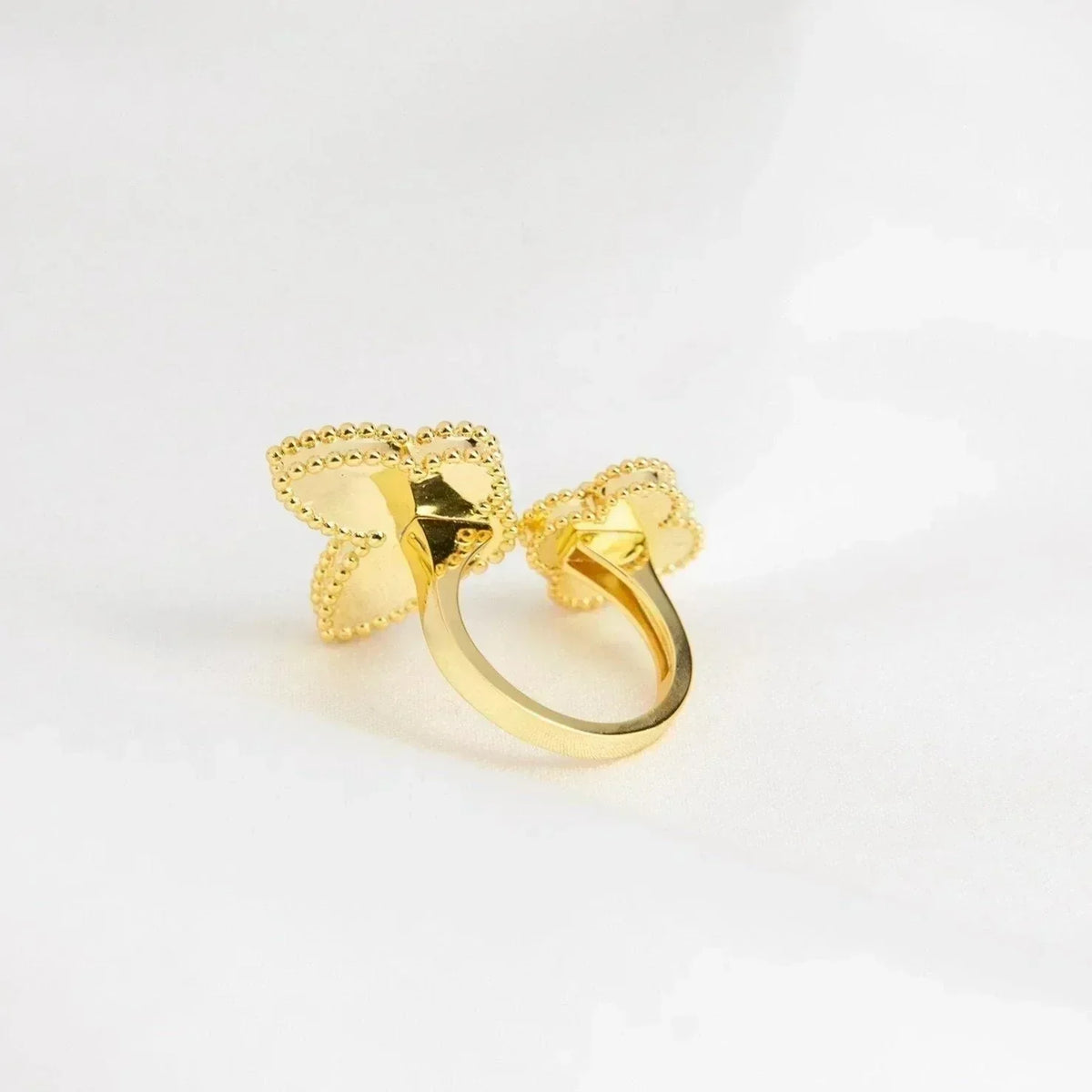 [Riva Jewelry ]LUCKY BETWEEN THE FINGER RING