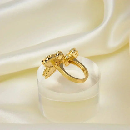 [Riva Jewelry ]LUCKY BETWEEN THE FINGER RING