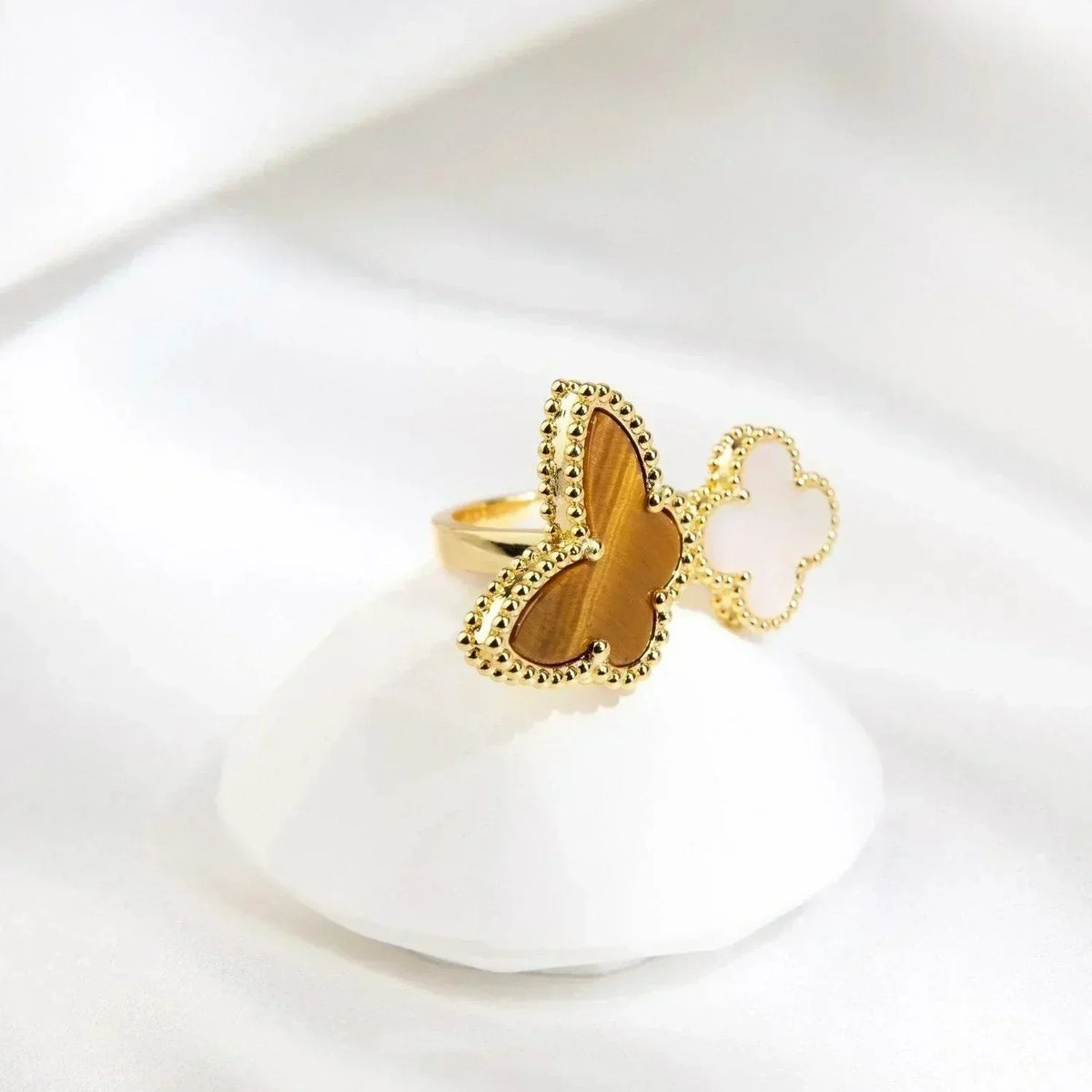 [Riva Jewelry ]LUCKY BETWEEN THE FINGER RING
