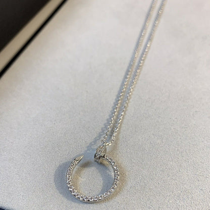 [Riva Jewelry ]JUSTE NECKLACE SILVER DIAMONDS