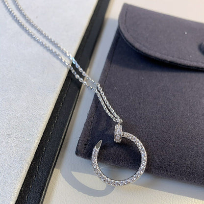 [Riva Jewelry ]JUSTE NECKLACE SILVER DIAMONDS