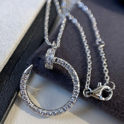 [Riva Jewelry ]JUSTE NECKLACE SILVER DIAMONDS