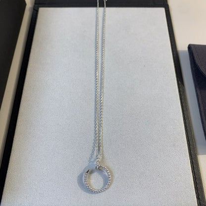 [Riva Jewelry ]JUSTE NECKLACE SILVER DIAMONDS