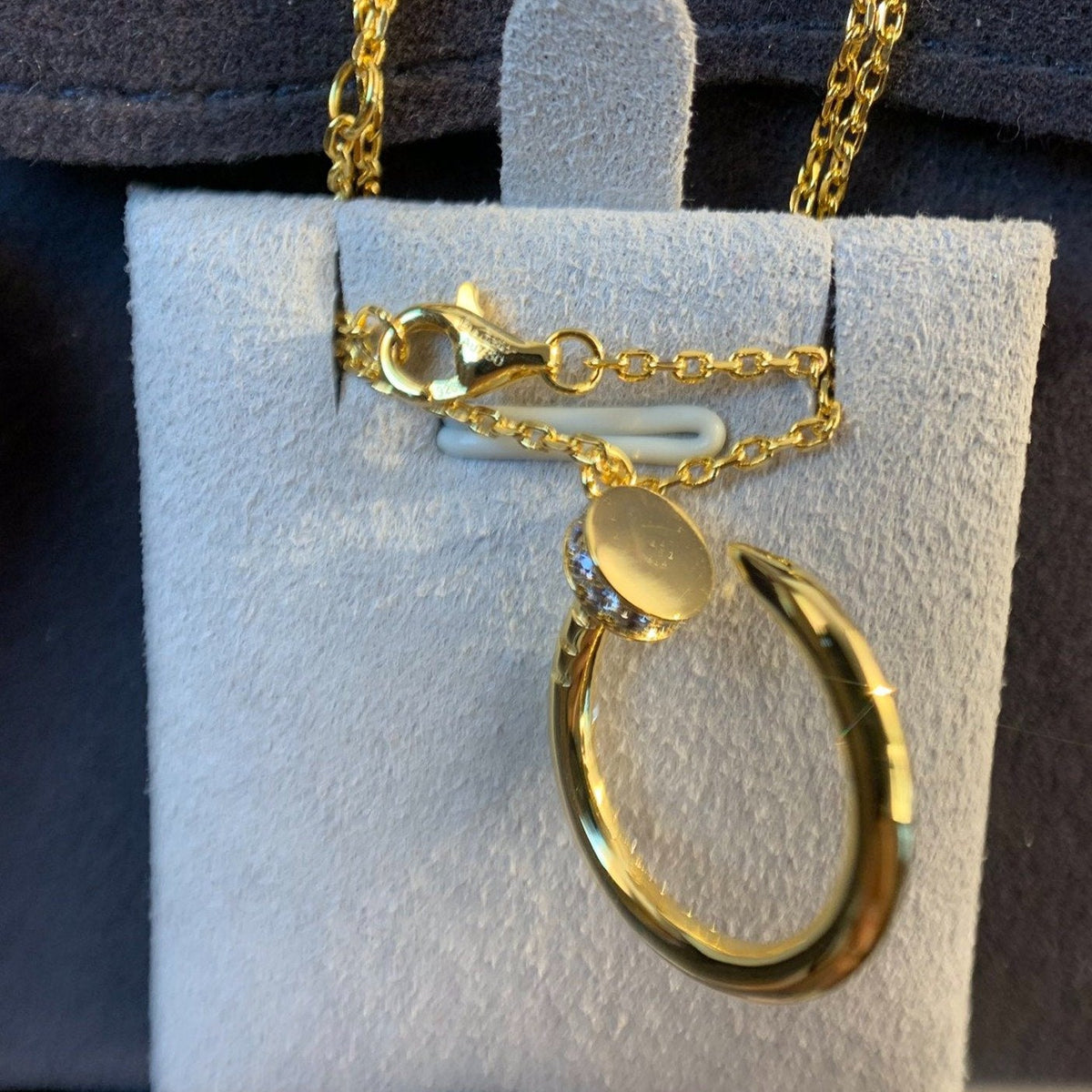 [Riva Jewelry ]JUSTE NECKLACE GOLD DIAMONDS