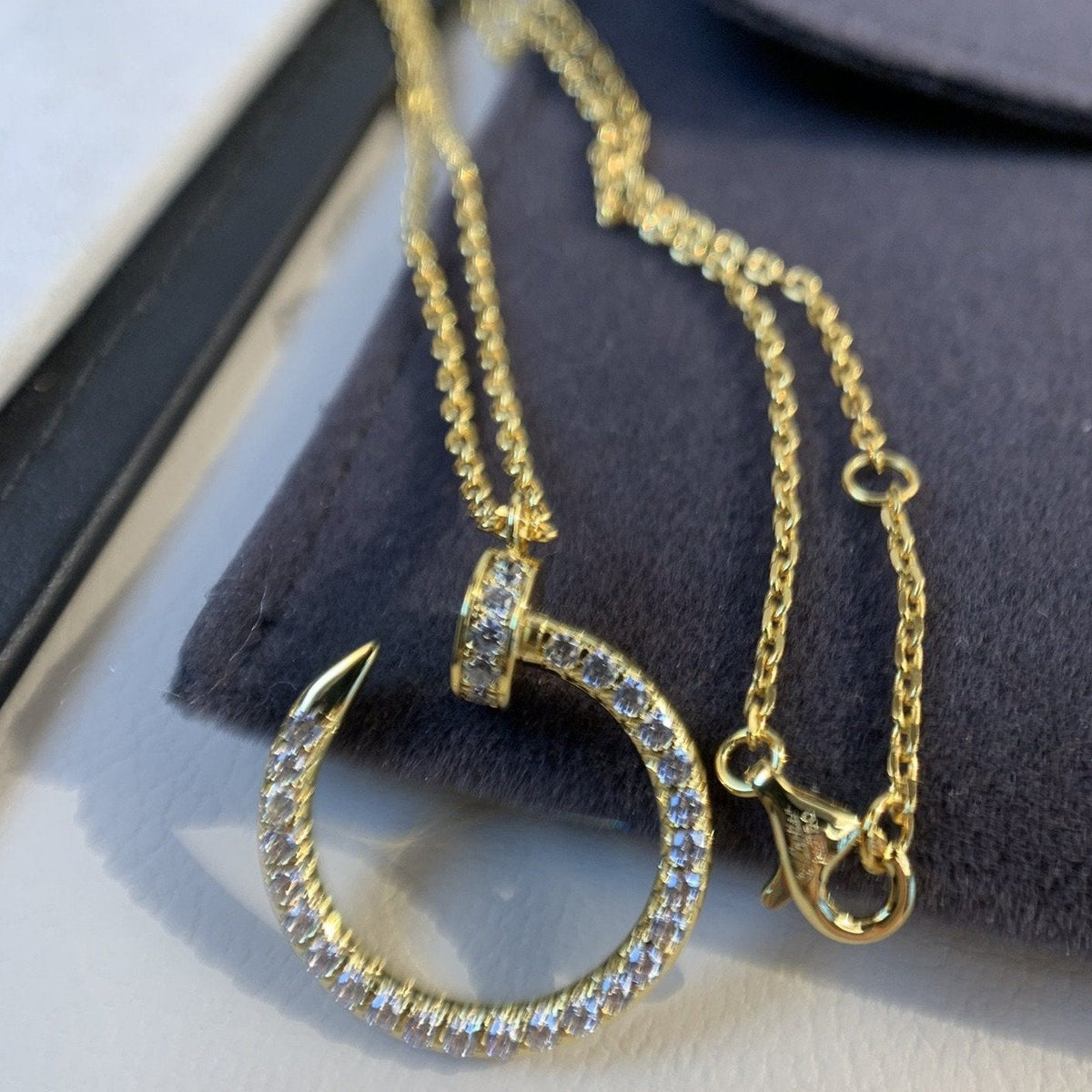 [Riva Jewelry ]JUSTE NECKLACE GOLD DIAMONDS