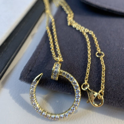 [Riva Jewelry ]JUSTE NECKLACE GOLD DIAMONDS