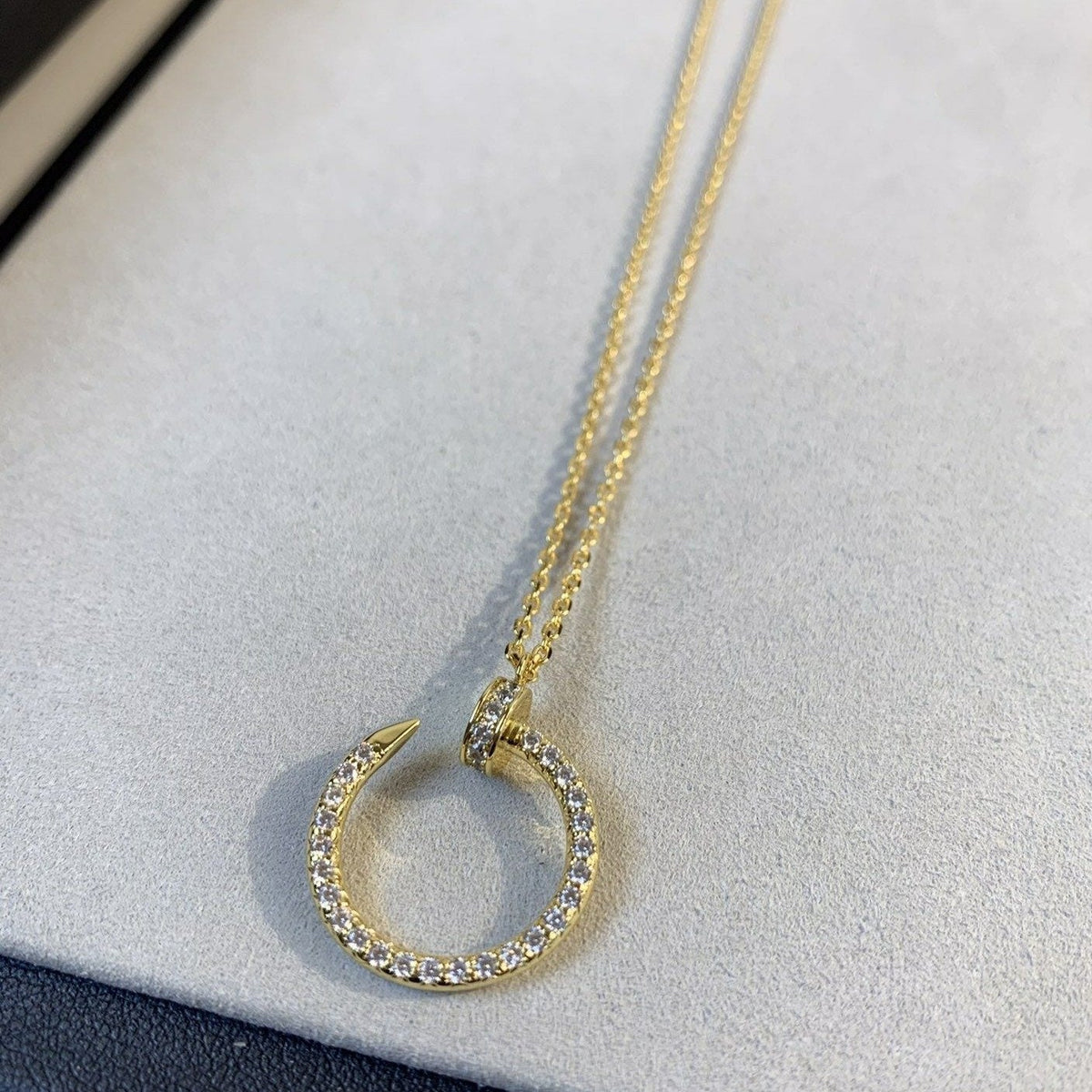 [Riva Jewelry ]JUSTE NECKLACE GOLD DIAMONDS