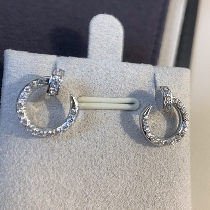 [Riva Jewelry ]JUSTE EARRINGS SILVER DIAMONDS
