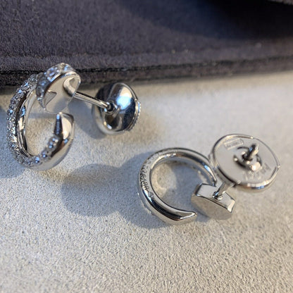 [Riva Jewelry ]JUSTE EARRINGS SILVER DIAMONDS