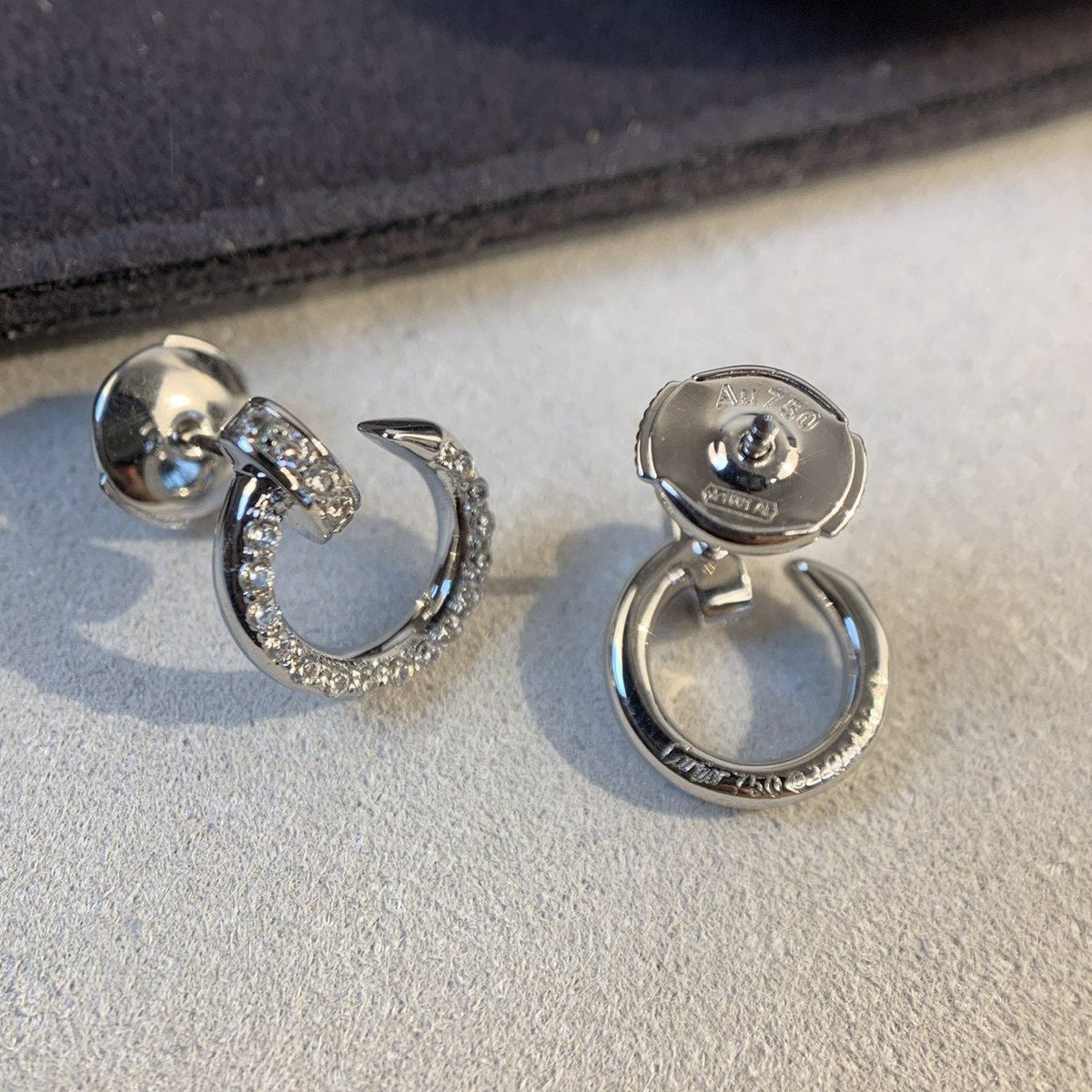 [Riva Jewelry ]JUSTE EARRINGS SILVER DIAMONDS