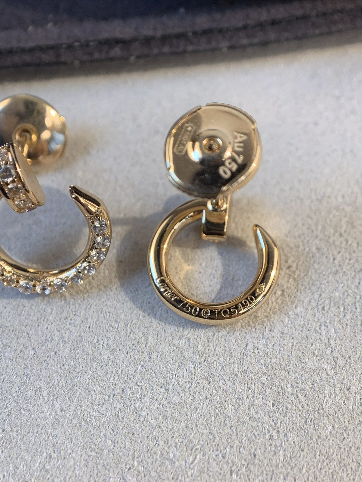 [Riva Jewelry ]JUSTE EARRINGS GOLD DIAMONDS