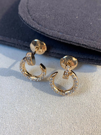[Riva Jewelry ]JUSTE EARRINGS GOLD DIAMONDS